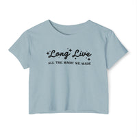 Long Live All The Magic We Made Women's Festival Crop Top