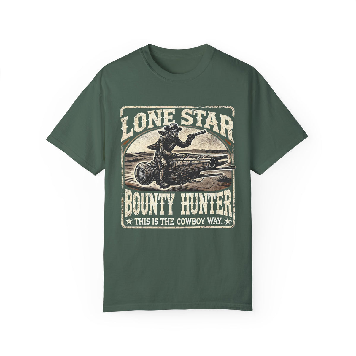 Lone Star Bounty Hunter Comfort Colors Unisex Garment-Dyed T-shirt