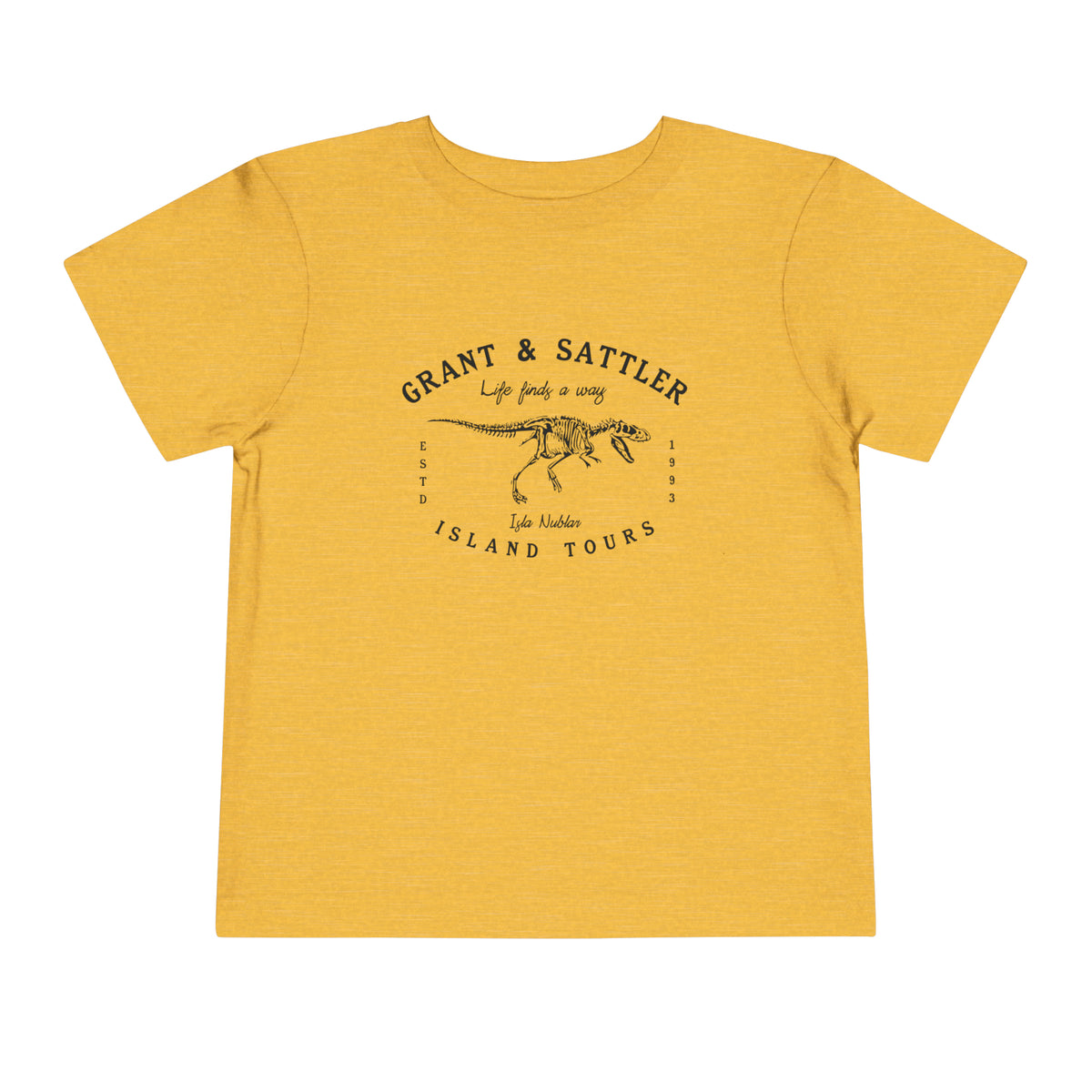 Grant & Sattler Island Tours Bella Canvas Toddler Short Sleeve Tee
