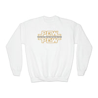 PEW PEW PEW Gildan Youth Crewneck Sweatshirt