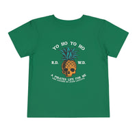 Yo Ho Pirates Life For Me Bella Canvas Toddler Short Sleeve Tee