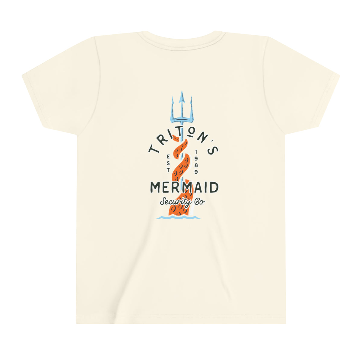 Triton's Mermaid Security Bella Canvas Youth Short Sleeve Tee