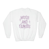Witch and Famous Gildan Youth Crewneck Sweatshirt