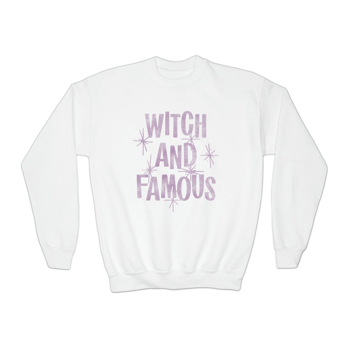 Witch and Famous Gildan Youth Crewneck Sweatshirt