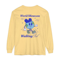 World Showcase Walking Club Comfort Colors Unisex Garment-dyed Long Sleeve T-Shirt