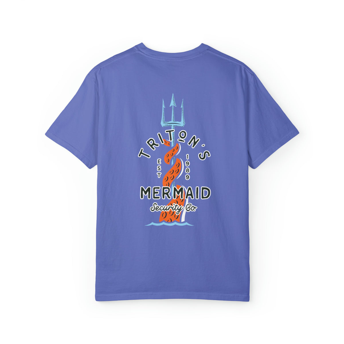Triton's Mermaid Security Comfort Colors Unisex Garment-Dyed T-shirt
