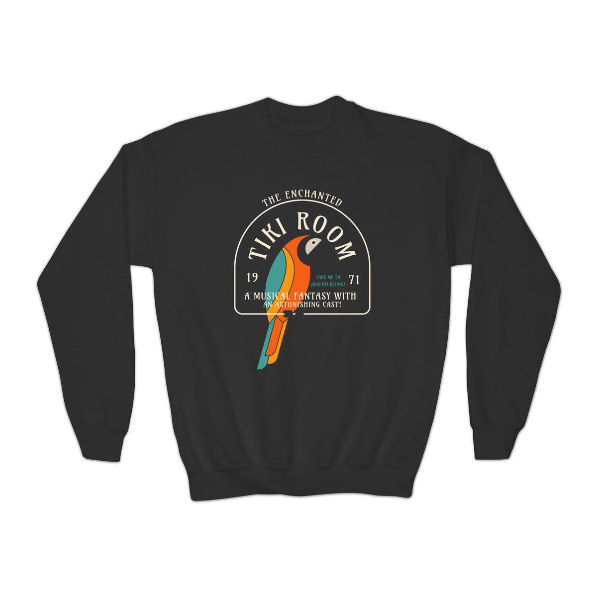 Enchanted Tiki Room Gildan Youth Crewneck Sweatshirt