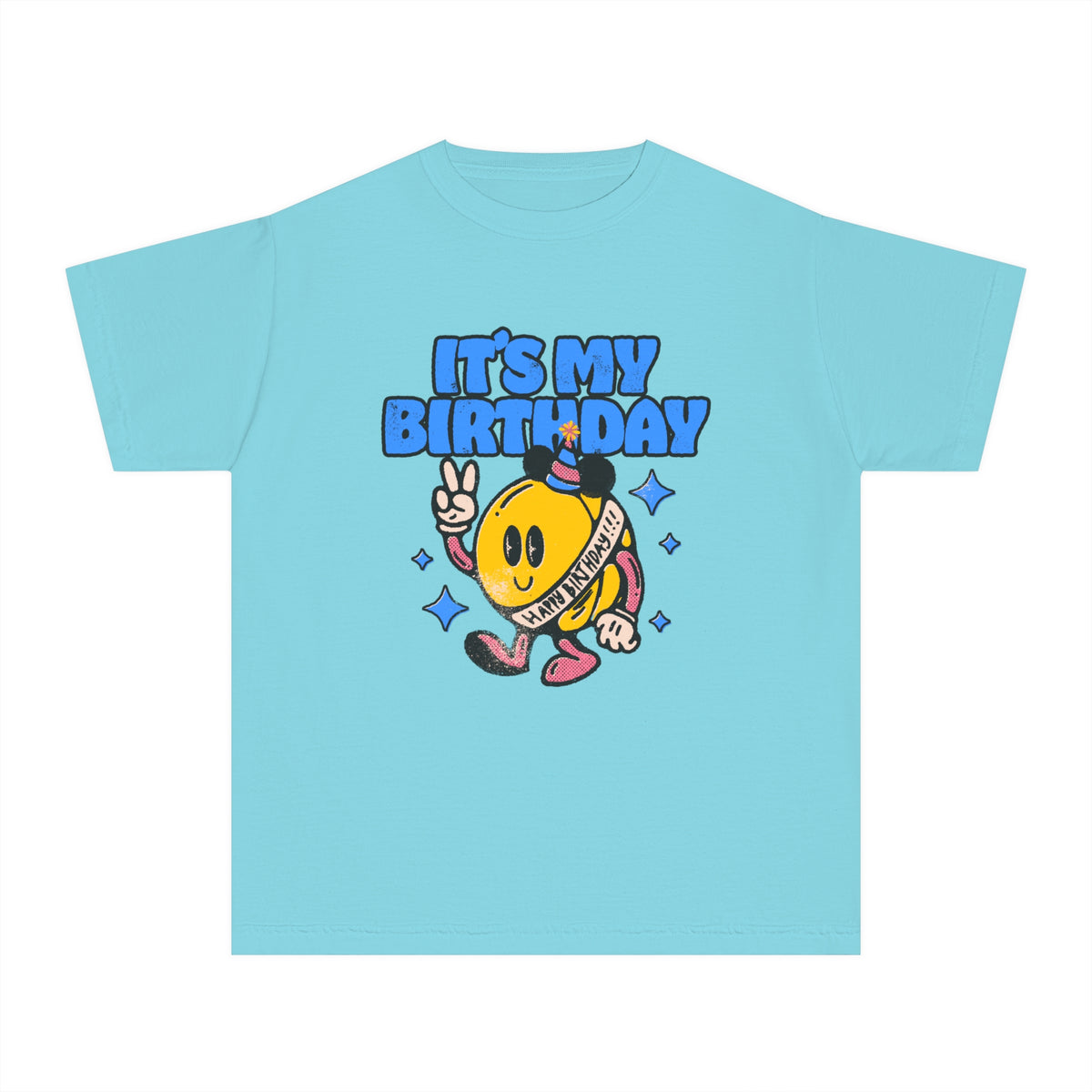 It's My Birthday Comfort Colors Youth Midweight Tee