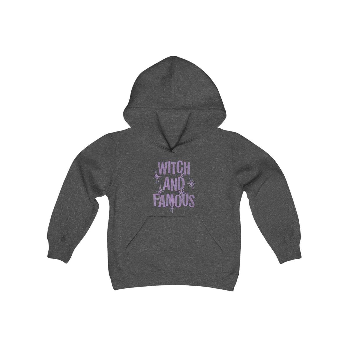 Witch and Famous Gildan Youth Heavy Blend Hooded Sweatshirt