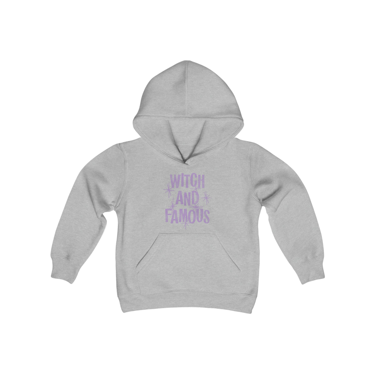 Witch and Famous Gildan Youth Heavy Blend Hooded Sweatshirt