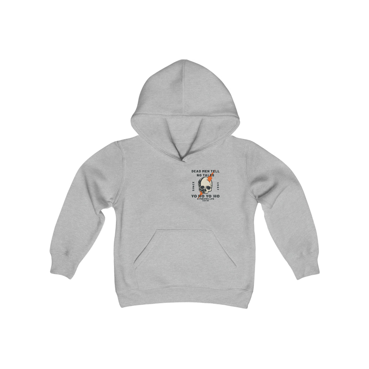 Dead Men Tell No Tales Gildan Youth Heavy Blend Hooded Sweatshirt