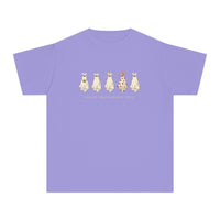 Trick or Treat Down Main Street Comfort Colors Youth Midweight Tee