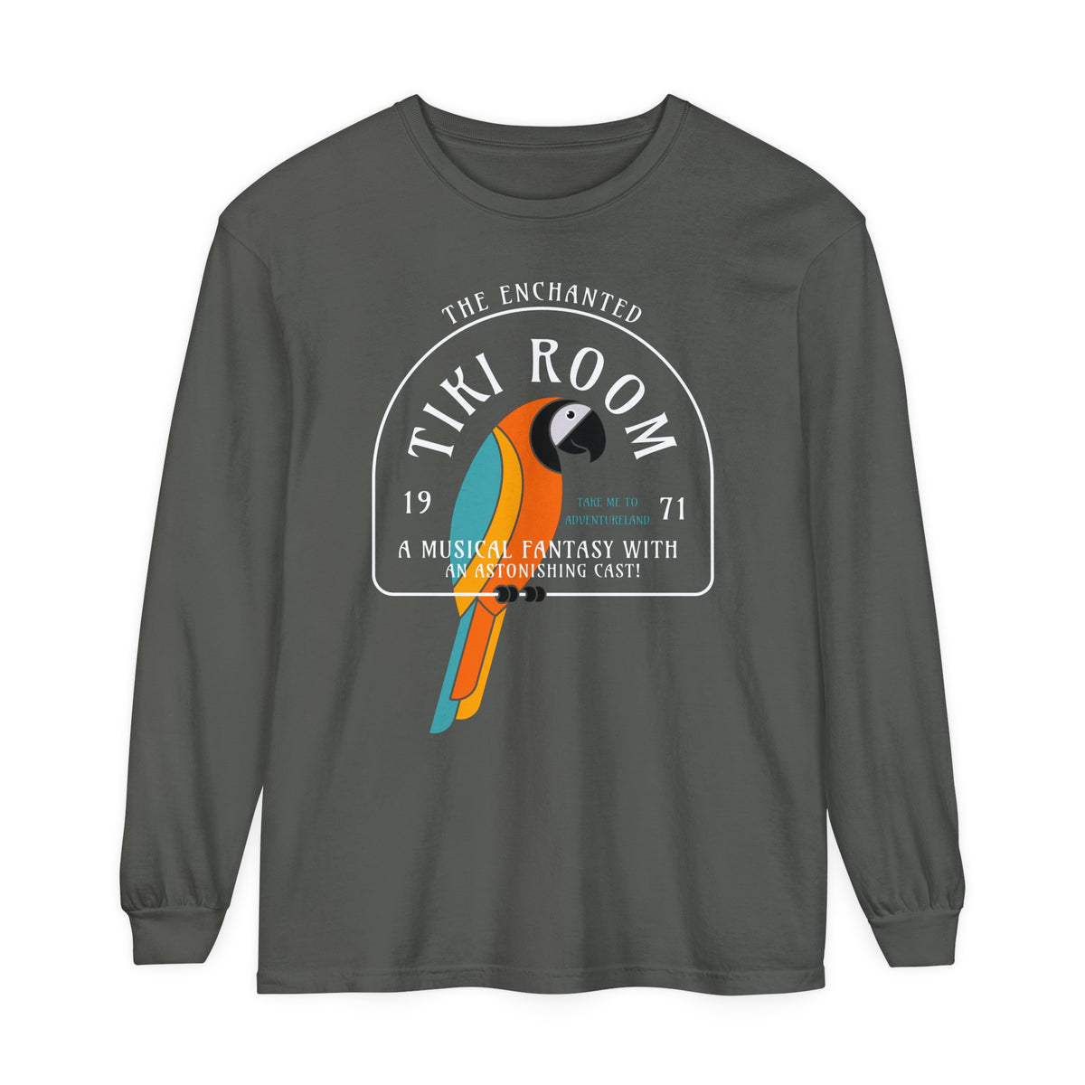 Enchanted Tiki Room Comfort Colors Unisex Garment-dyed Long Sleeve T-Shirt