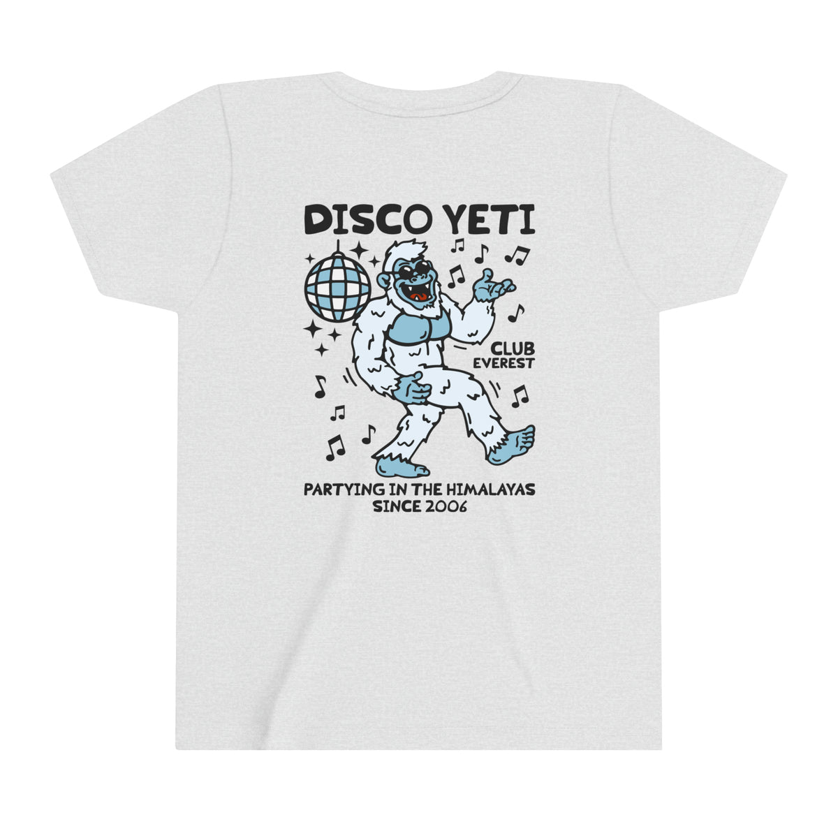 Disco Yeti Bella Canvas Youth Short Sleeve Tee