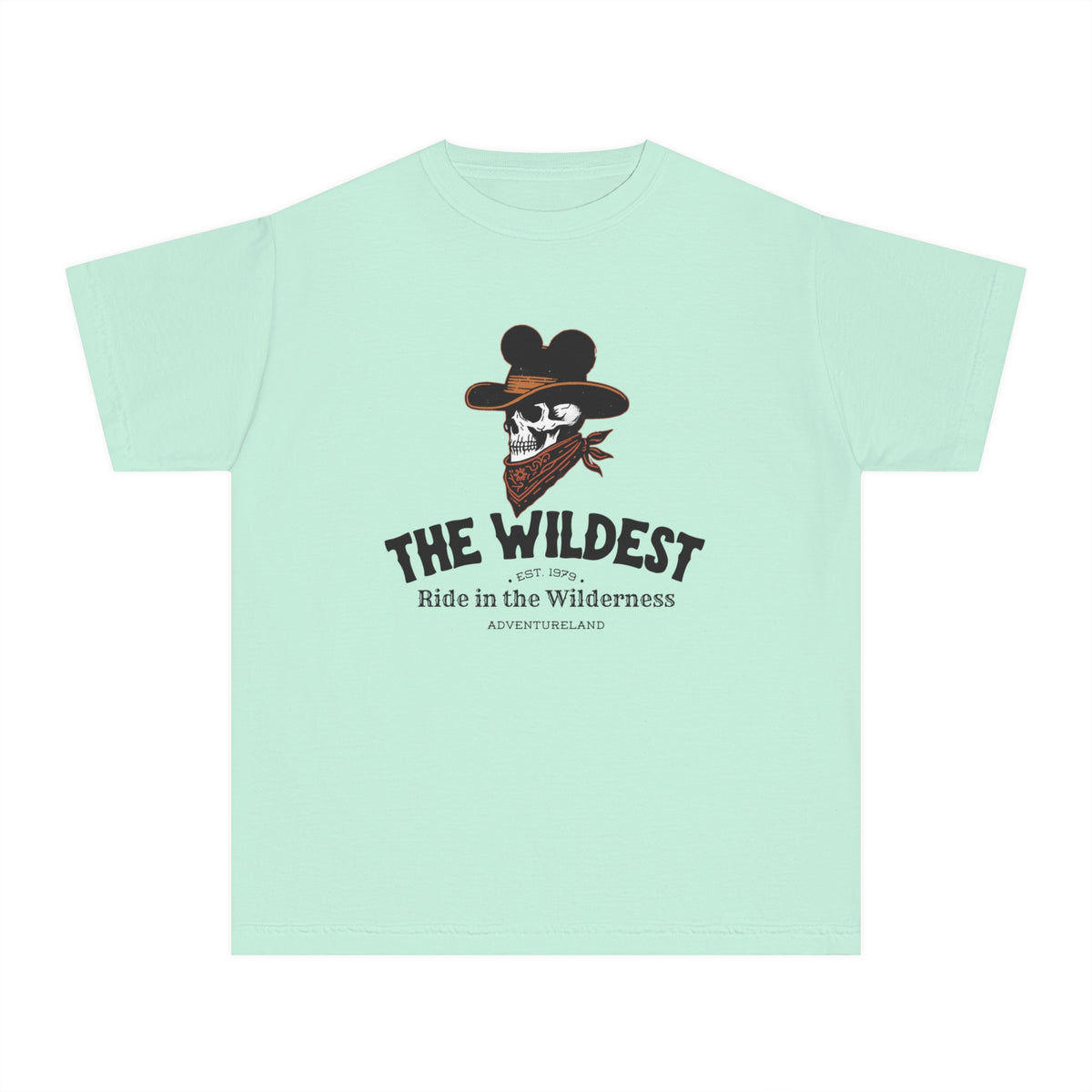 The Wildest Ride in the Wilderness Comfort Colors Youth Midweight Tee