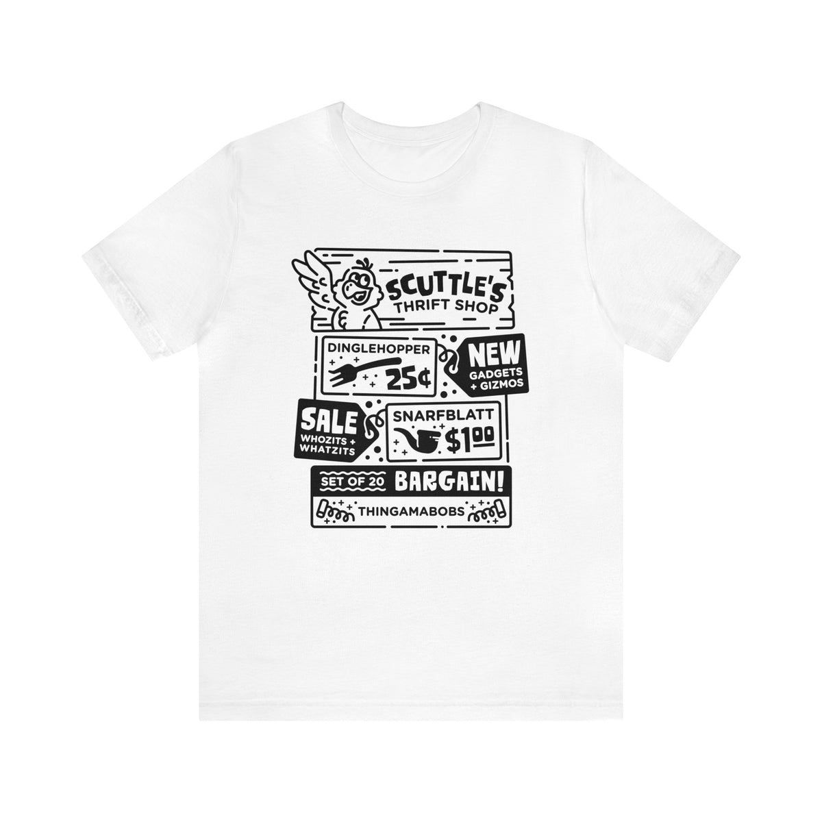 Scuttle’s Thrift Shop Bella Canvas Unisex Jersey Short Sleeve Tee