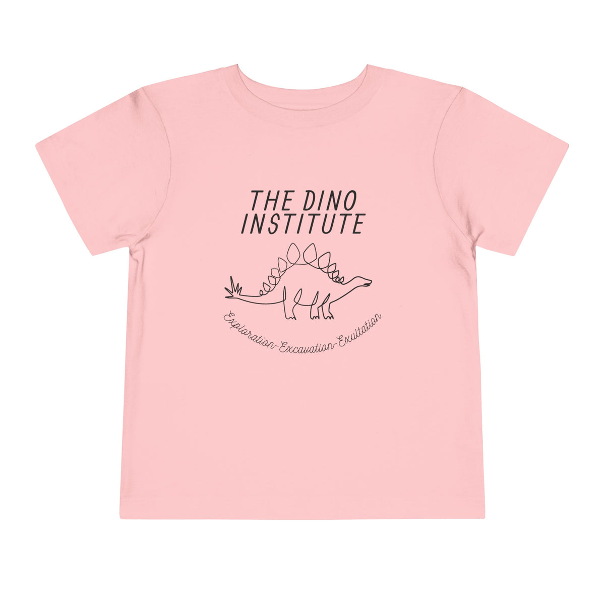The Dino Institute Bella Canvas Toddler Short Sleeve Tee