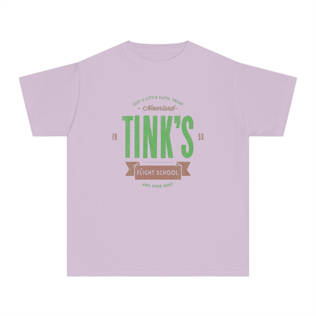 Tink's Flight School Comfort Colors Youth Midweight Tee
