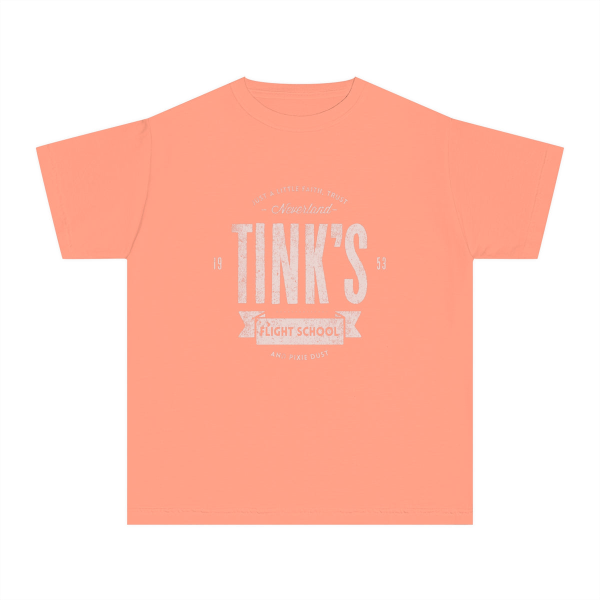 Tink's Flight School Comfort Colors Youth Midweight Tee