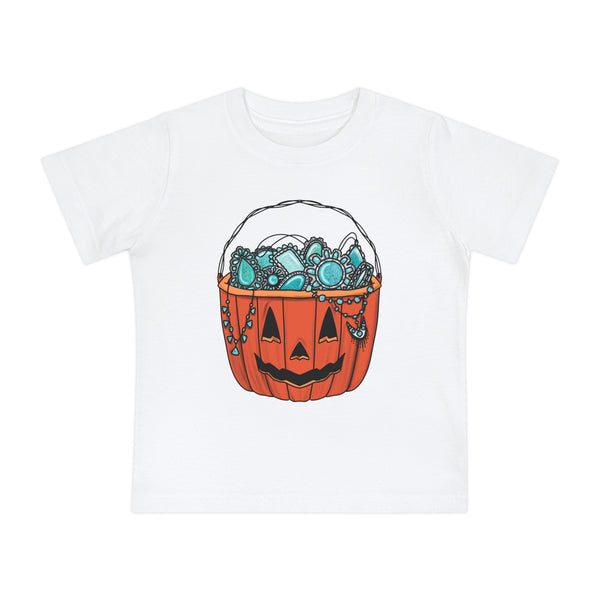 Turquoise Pumpkin Baby Short Sleeve T-Shirt