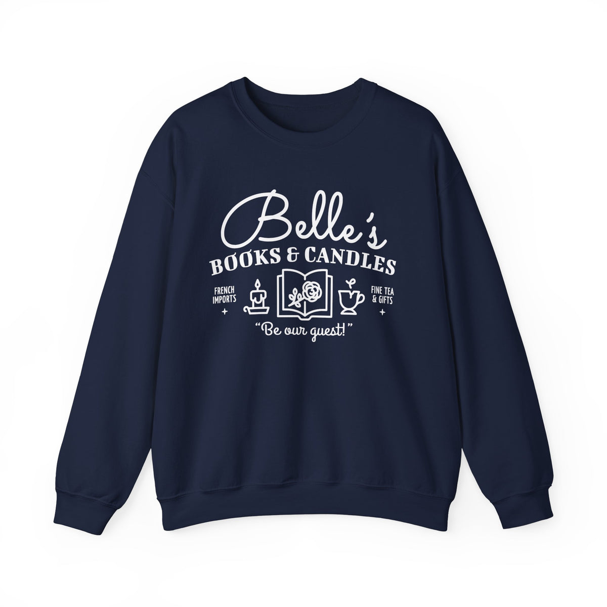 Belle's Books & Candles Gildan Unisex Heavy Blend™ Crewneck Sweatshirt