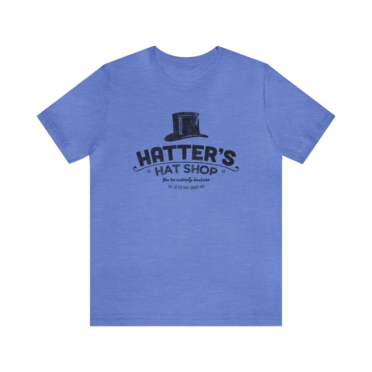 Hatter's Hat Shop Bella Canvas Unisex Jersey Short Sleeve Tee