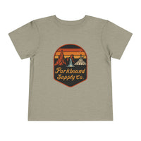 Triple Mountain Badge Bella Canvas Toddler Short Sleeve Tee