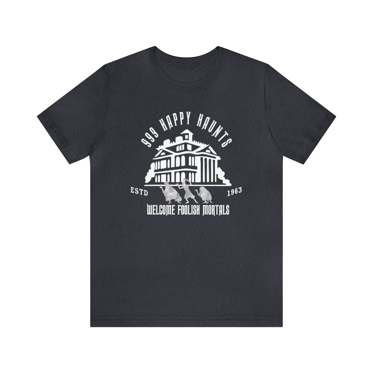 999 Happy Haunts Bella Canvas Unisex Jersey Short Sleeve Tee