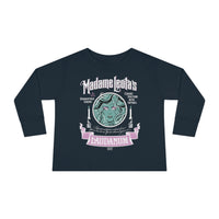 Madame Leota’s Laudanum Teal Rabbit Skins Toddler Long Sleeve Tee