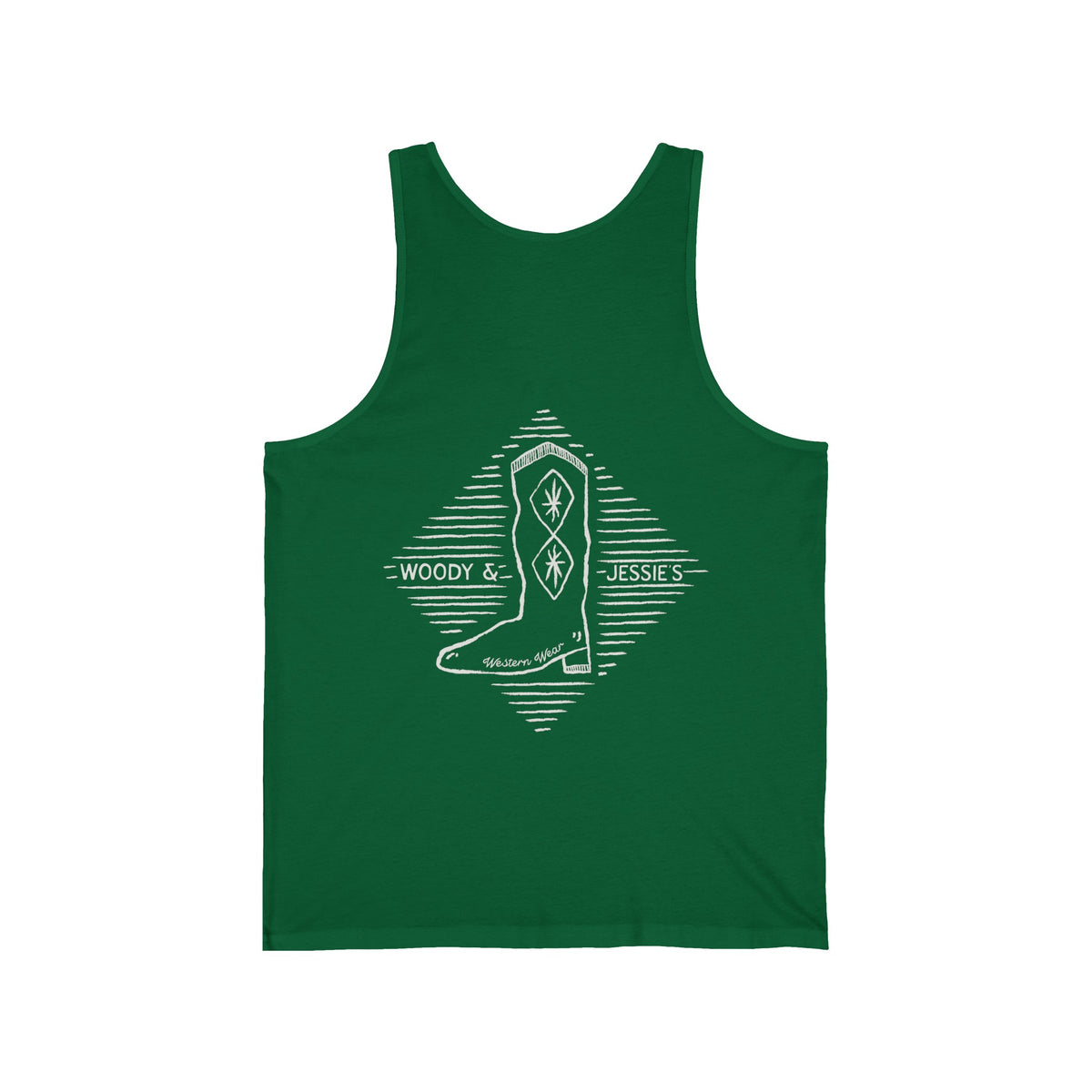 Woody & Jessie's Western Wear Bella Canvas Unisex Jersey Tank
