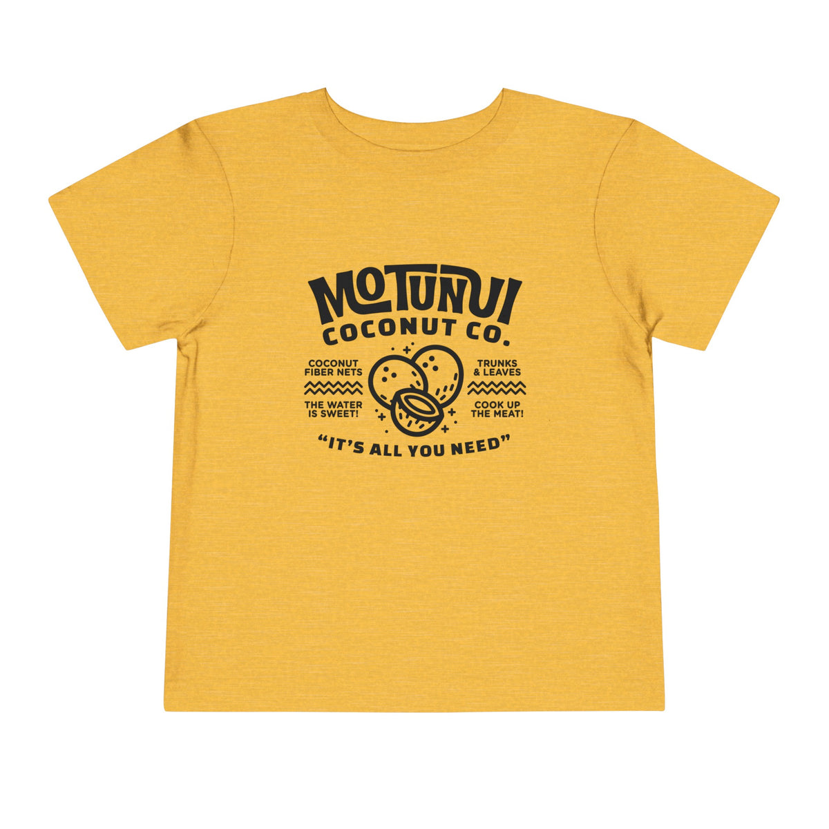 Motunui Coconut Co Bella Canvas Toddler Short Sleeve Tee