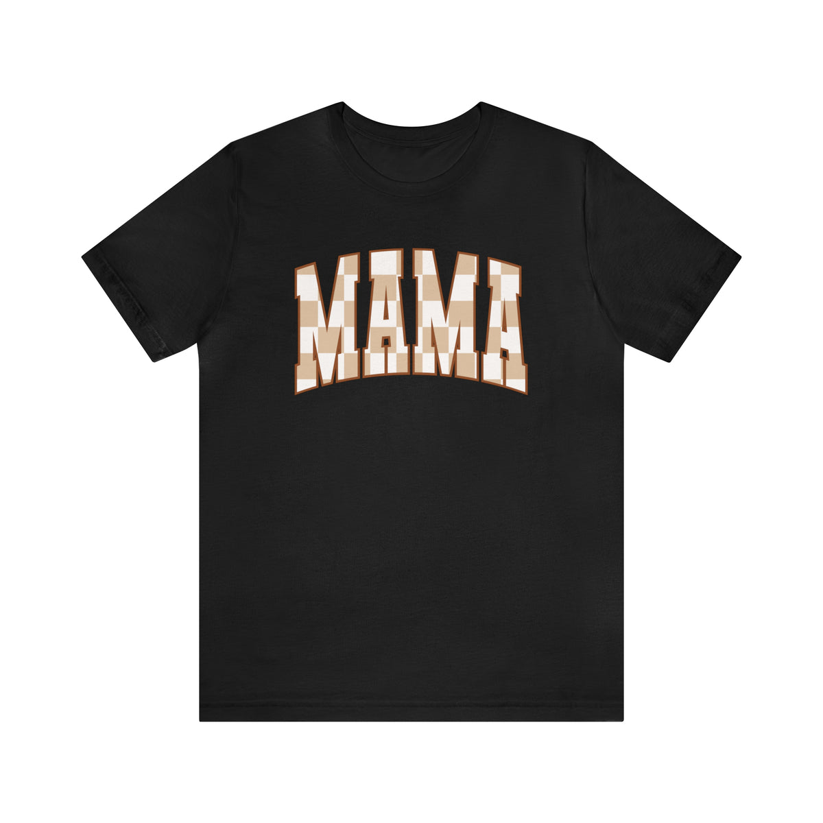 Checkered Mama Bella Canvas Unisex Jersey Short Sleeve Tee