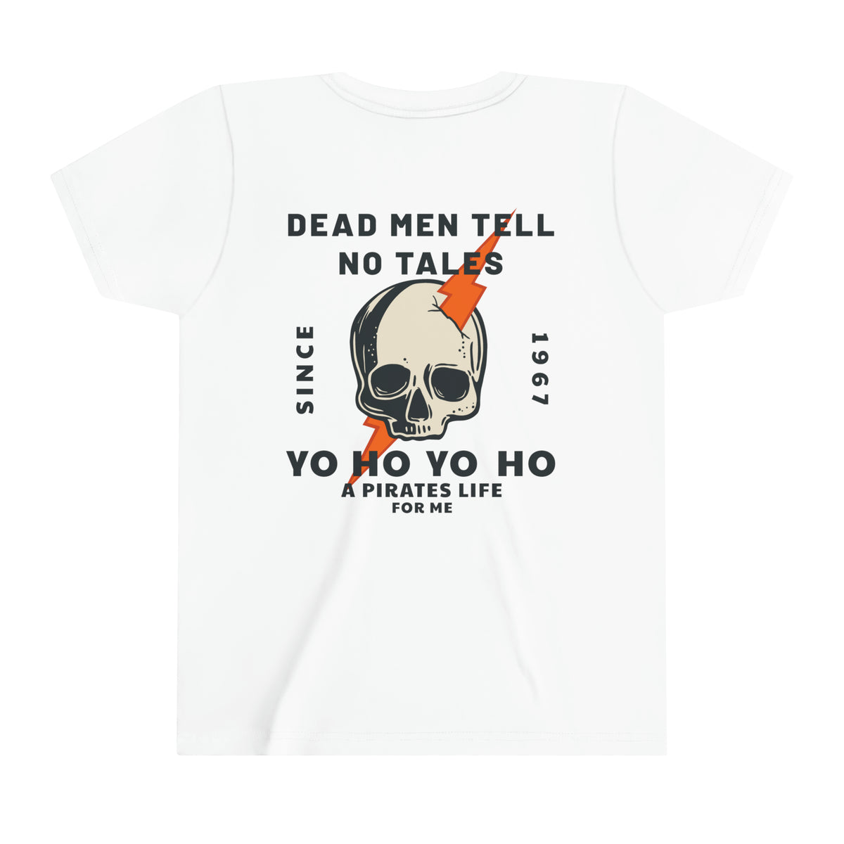 Dead Men Tell No Tales Bella Canvas Youth Short Sleeve Tee