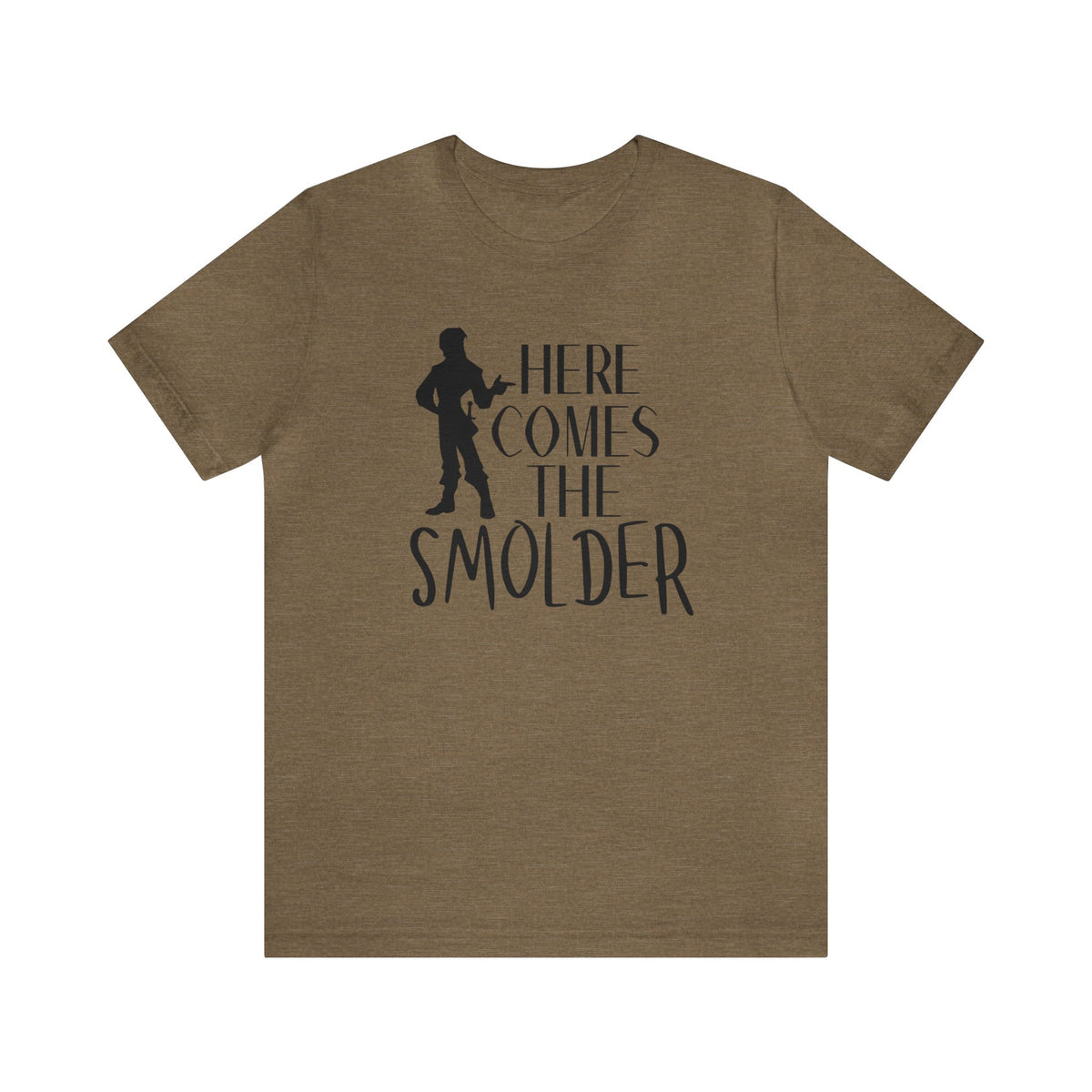Here Comes The Smolder Bella Canvas Unisex Jersey Short Sleeve Tee