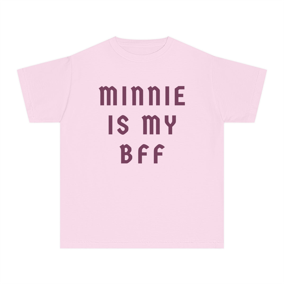 Minnie Is My BFF Comfort Colors Youth Midweight Tee