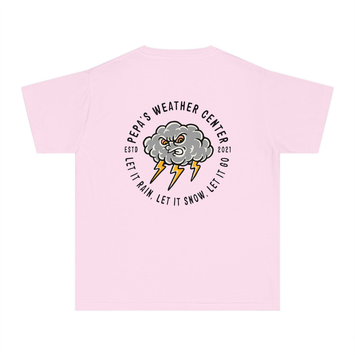 Pepa's Weather Center Comfort Colors Youth Midweight Tee