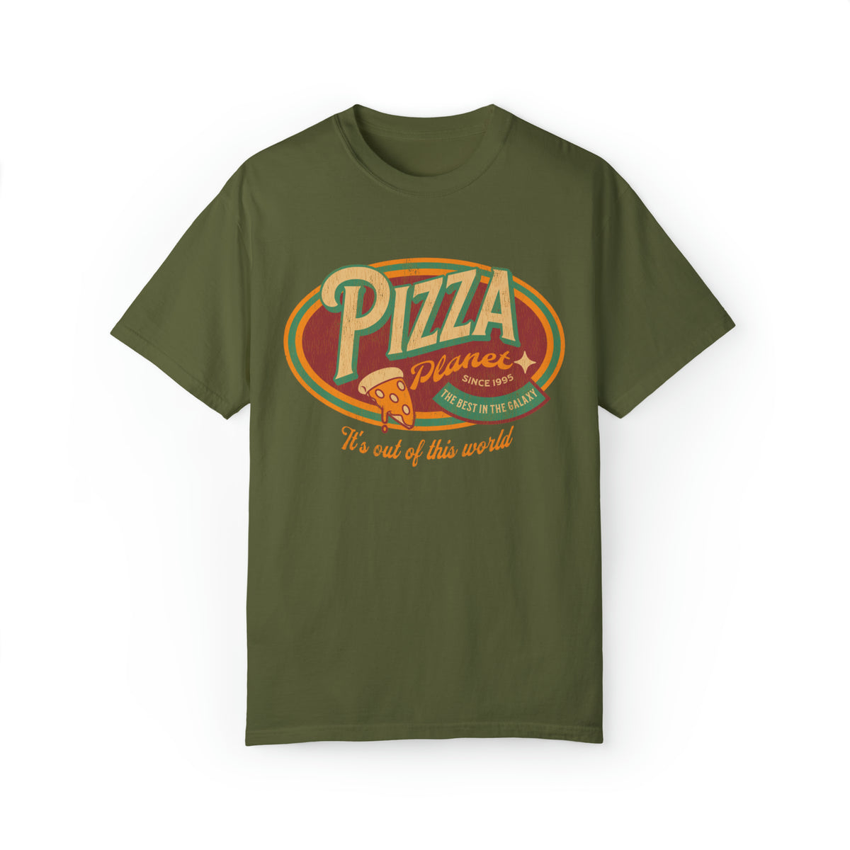 Pizza Planet Comfort Colors Unisex Garment-Dyed T-shirt