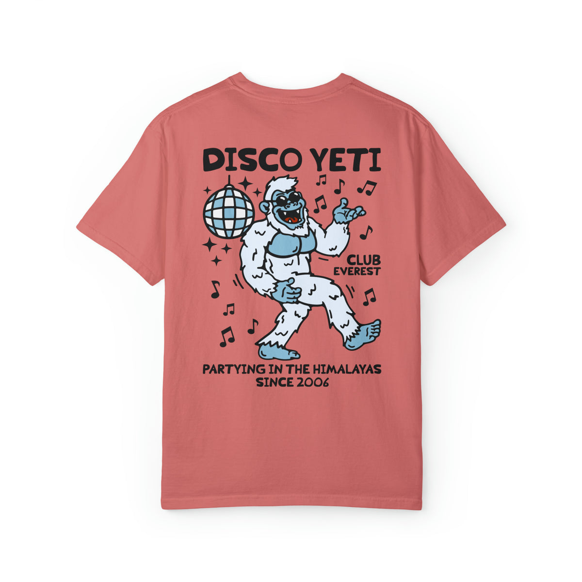 Disco Yeti Comfort Colors Unisex Garment-Dyed T-shirt