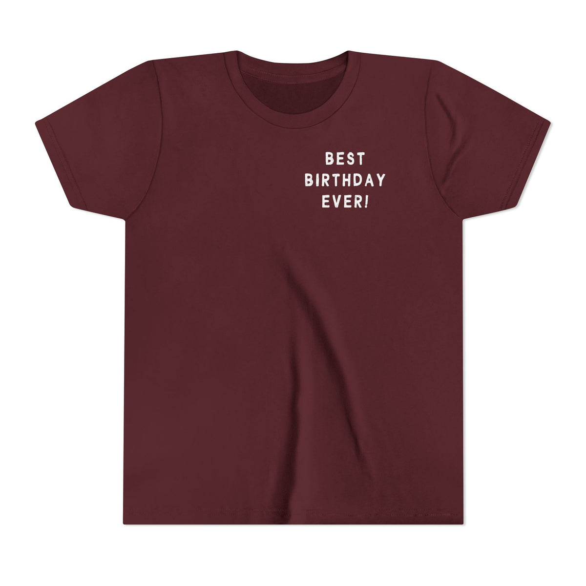 Best Birthday Ever Bella Canvas Youth Short Sleeve Tee