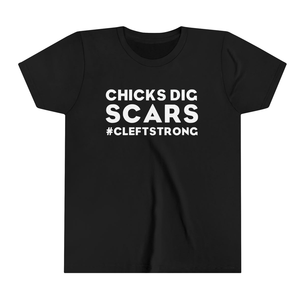 Chicks Dig Scars Bella Canvas Youth Short Sleeve Tee