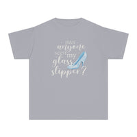 Has Anyone Seen My Glass Slipper? Comfort Colors Youth Midweight Tee