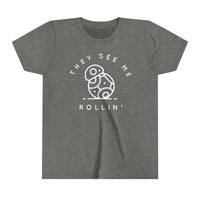 They See Me Rollin' Bella Canvas Youth Short Sleeve Tee