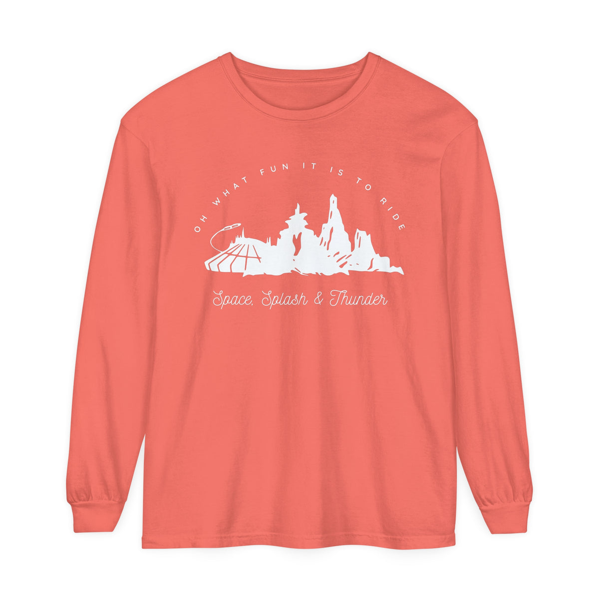 Oh What Fun It Is To Ride Comfort Colors Unisex Garment-dyed Long Sleeve T-Shirt