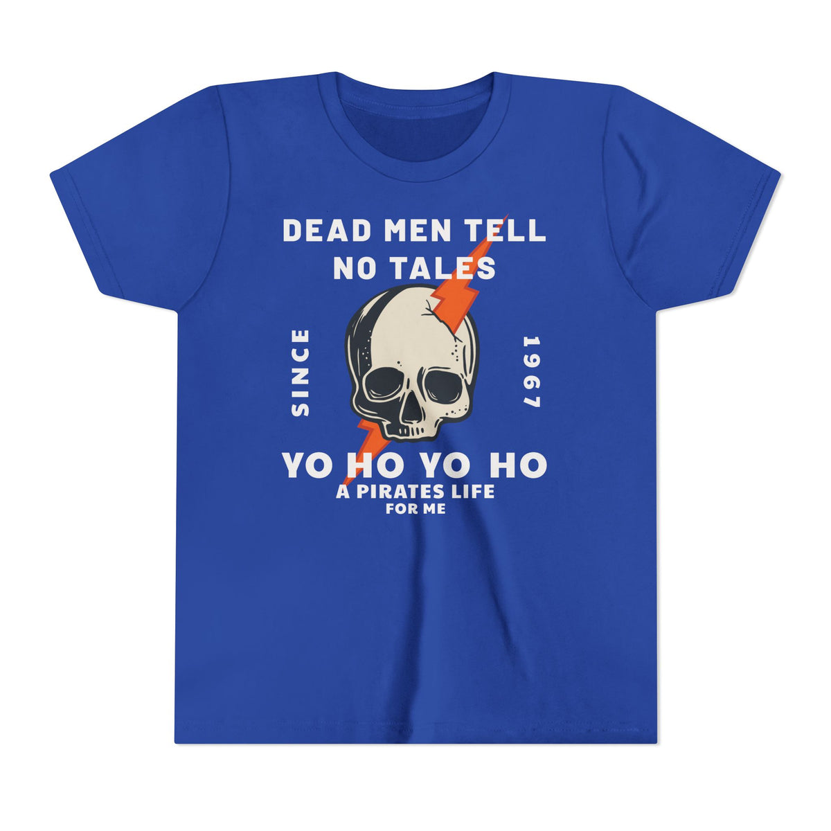 Dead Men Tell No Tales Bella Canvas Youth Short Sleeve Tee