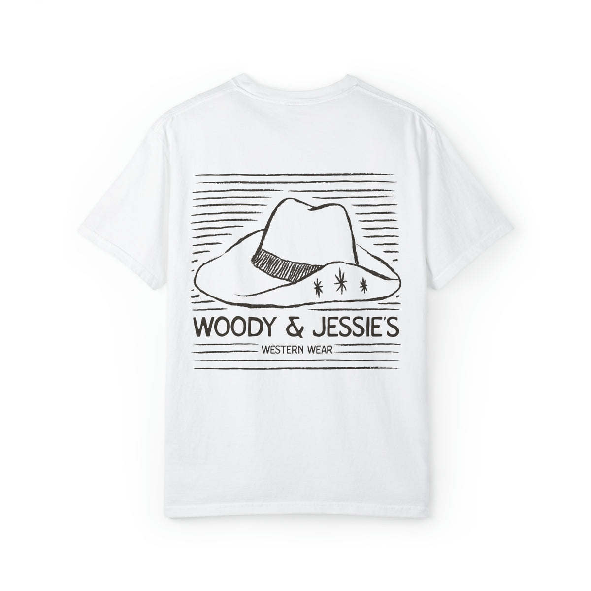 Woody & Jessie's Western Wear Comfort Colors Unisex Garment-Dyed T-shirt