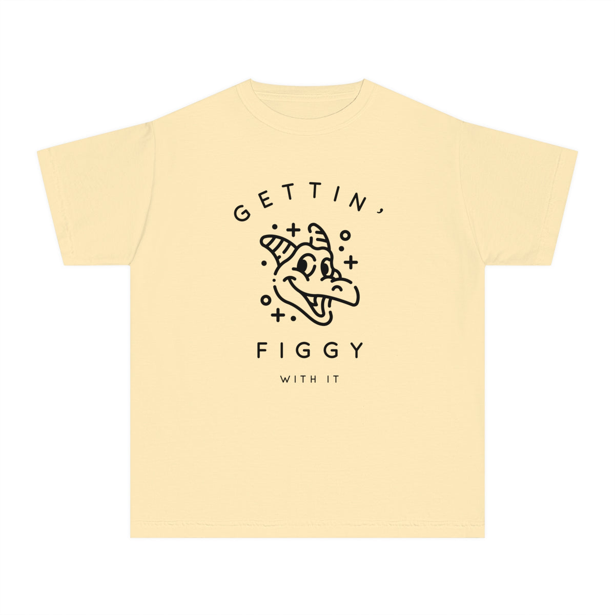 Gettin' Figgy With It Comfort Colors Youth Midweight Tee