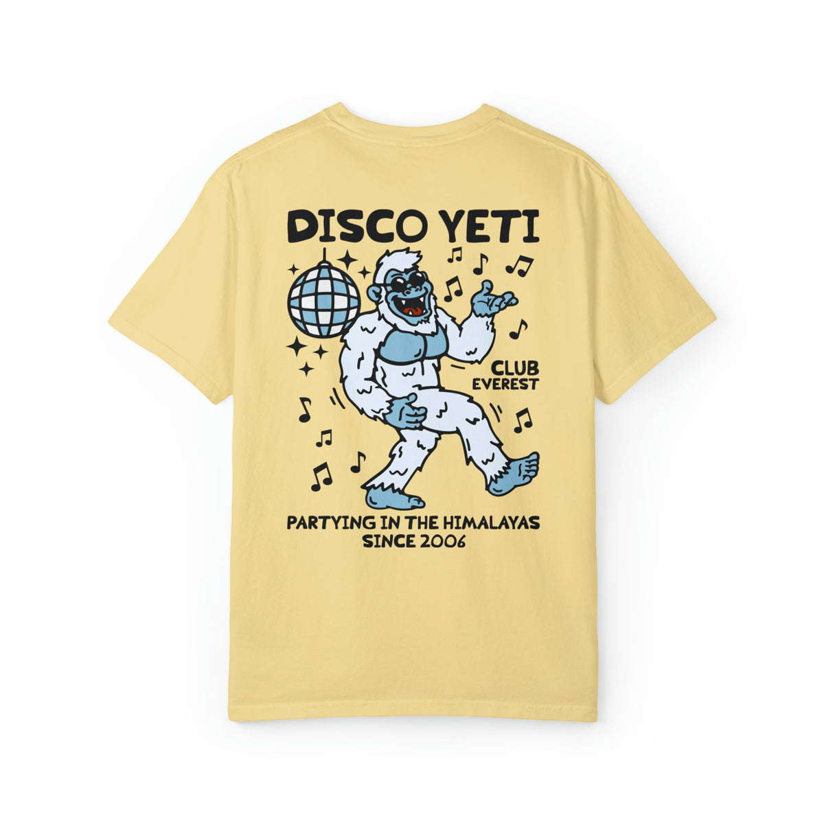 Disco Yeti Comfort Colors Unisex Garment-Dyed T-shirt
