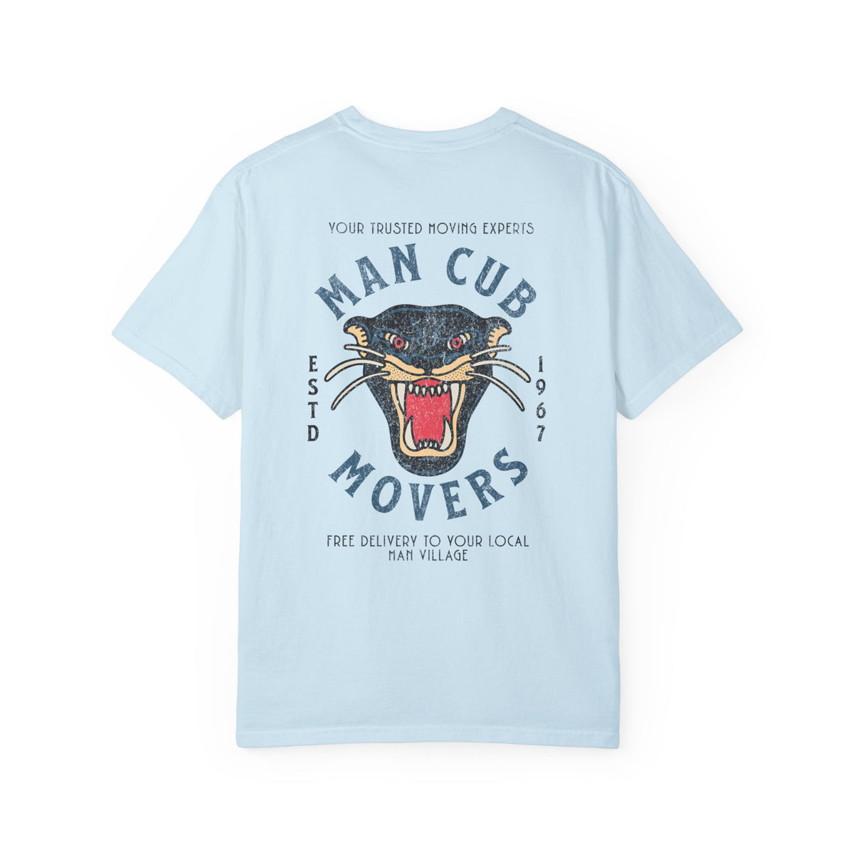 Man Cub Movers Comfort Colors Unisex Garment-Dyed T-shirt