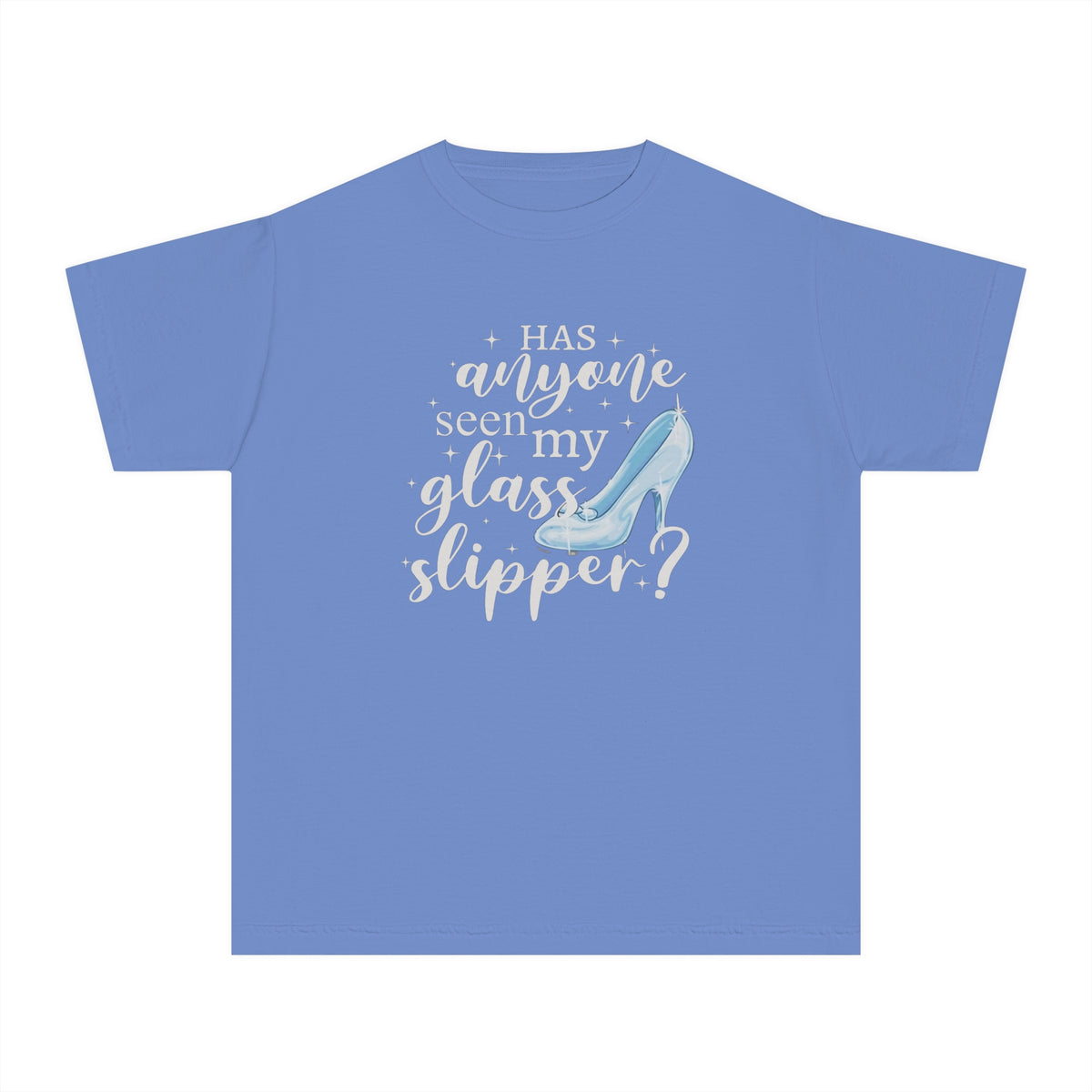 Has Anyone Seen My Glass Slipper? Comfort Colors Youth Midweight Tee