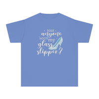 Has Anyone Seen My Glass Slipper? Comfort Colors Youth Midweight Tee